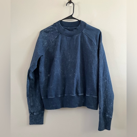 Lululemon Ready to Roll Crew *Dye Acid Rubber Dye True Navy - Picture 4 of 12